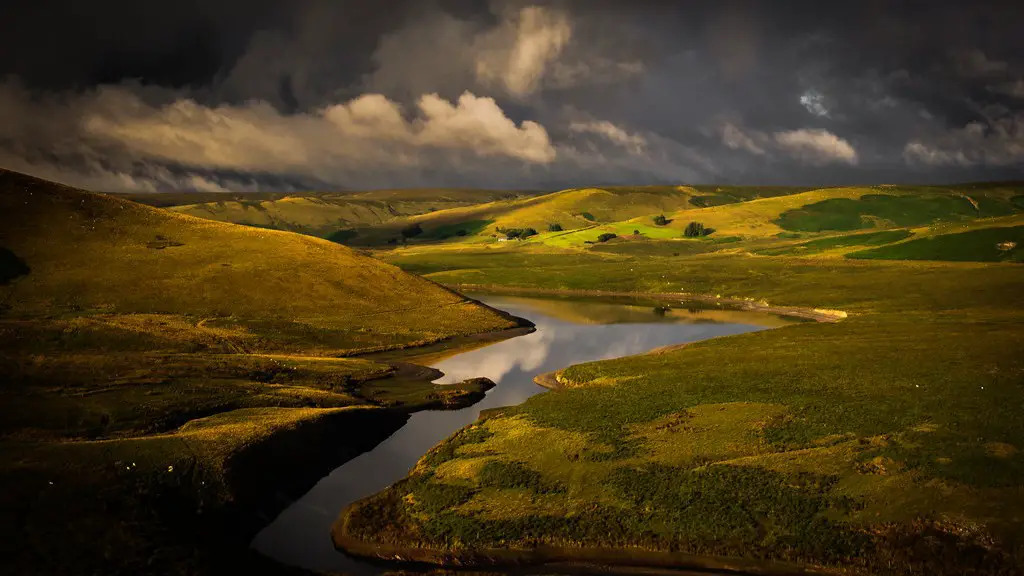 What diverted the flow of the yellow river?