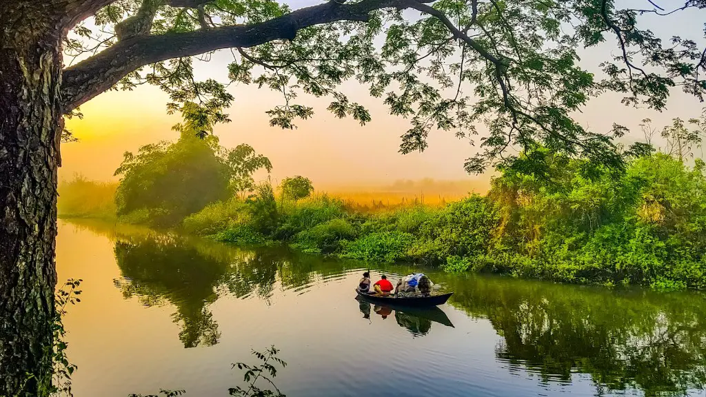 What does the yellow river look like?